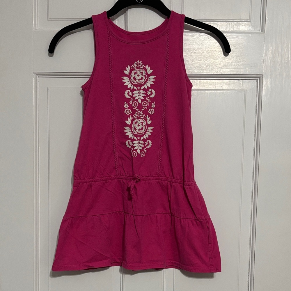 Place Girls Bright Fuchsia Crewneck Tank Top